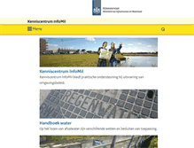 Tablet Screenshot of infomil.nl